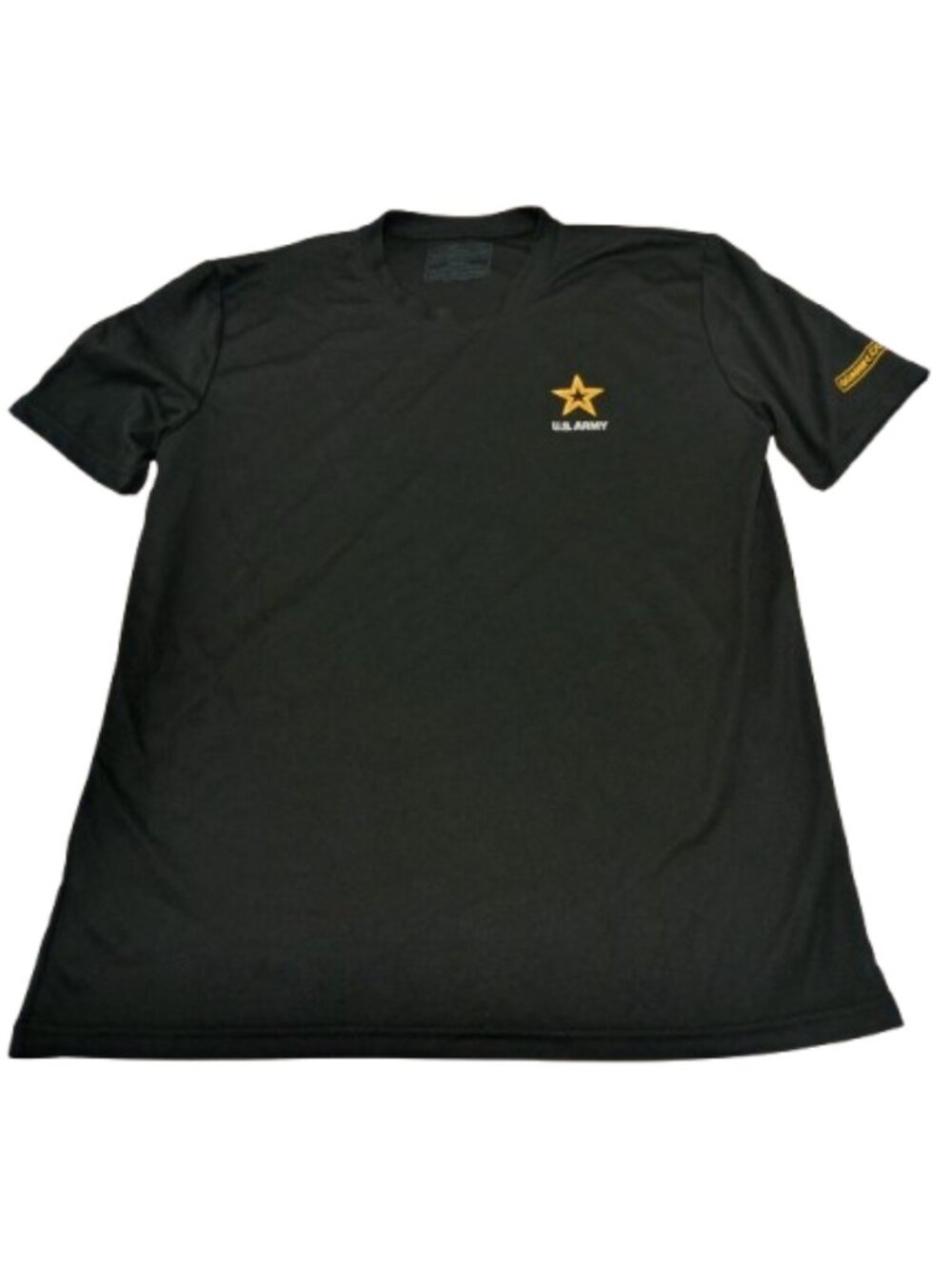 U.S. Army Black Performance T-Shirt Men's Small Microfiber GoArmy.com Sleeve